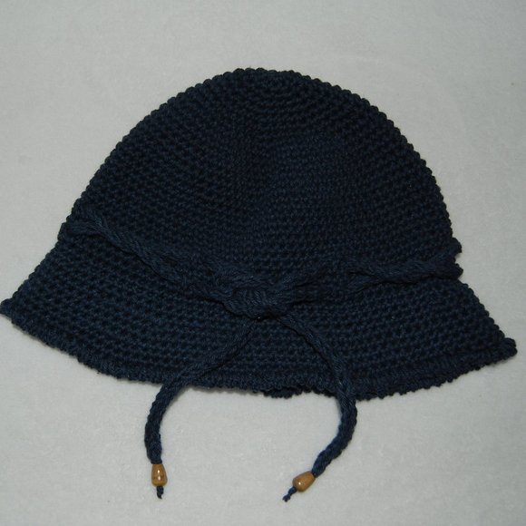 NEW Handmade Spring Sun Hat, Denim Blue